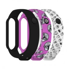 Ремінець до фітнес браслета Armorstandart комплект 3шт Xiaomi Mi Band 7/6/5 This-is-the-Way Dark Lord (ARM77046)