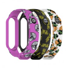 Ремешок для фитнес браслета Armorstandart комплект 3шт Xiaomi Mi Band 7/6/5 TW (ARM77066)
