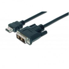 Кабель мультимедійний HDMI to DVI 18+1pin M, 2.0m Assmann (AK-330300-020-S)