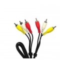 Кабель мультимедійний 3RCA to 3RCA 1.8m Atcom (10711)