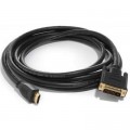 Кабель мультимедийный HDMI to DVI 24+1 5.0m Atcom (9154)