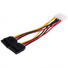 Кабель живлення SATA power 2x 0.2m Atcom (16148)