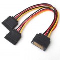 Кабель живлення SATA power 2x 0.2m Atcom (14366)