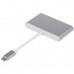 Переходник Type-C 3.1 to 3xUSB 3.0 + Type-C 10 cm Atcom (12808)