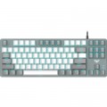 Клавиатура Aula F3287 Keycap KRGD Blue USB UA White/Grey (6948391240688)