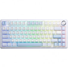 Клавіатура Aula F75 Gasket Greywood V3 switch Hot-Swap PBT Wireless/Bluetooth/USB Blue (6948391208633)