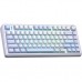 Клавіатура Aula F75 Gasket Greywood V3 switch Hot-Swap PBT Wireless/Bluetooth/USB Blue (6948391208633)