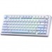 Клавіатура Aula F75 Gasket Greywood V3 switch Hot-Swap PBT Wireless/Bluetooth/USB Blue (6948391208633)