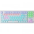 Клавіатура Aula F3032 White keycaps plus 21 Yellow keys KRGD Brown USB UA White (6948391201757)