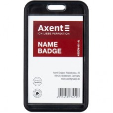 Бейдж Axent чехол SoftTouch матовый, 54х85мм, черный (4550V-01-A)