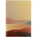 Канцелярська книга Axent Waves А4, 96 аркушів, клітинка, бронзова (8422-563-A)