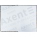 Канцелярська книга Axent Waves А4, 96 аркушів, клітинка, чорна (8422-561-A)