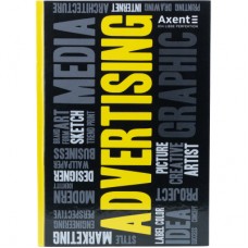 Канцелярская книга Axent Colors А4, 80 листов, клетка, желтая (8421-06-A)
