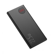 Батарея універсальна Baseus Adaman Metal 10000mAh, PD/22.5W, QC/3.0, Lightning (PPAD000001 / PPADM10S)