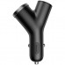 Зарядний пристрій Baseus Y type dual USB-A Black (CCALL-YX01)