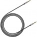Кабель мультимедийный Jack 3.5mm Yiven M30 M/M 1m silver-black Baseus (CAM30-BS1)