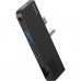 Концентратор Baseus USB3.1 Type-C+3.5mm toUSB 3.0/RJ45/Type-C/3.5mm forSurfaceGo (CAHUB-FG01)