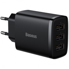 Зарядное устройство Baseus Compact Charger 3U Black (CCXJ020101)