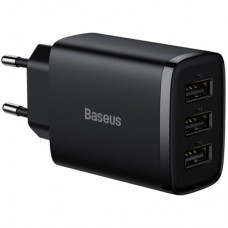 Зарядний пристрій Baseus Compact Charger 3U Black (CCXJ020101)