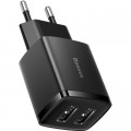 Зарядний пристрій Baseus Compact Charger 2U Black (CCXJ010201)