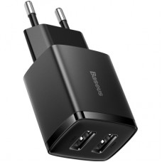 Зарядний пристрій Baseus Compact Charger 2U Black (CCXJ010201)