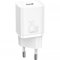 Зарядний пристрій Baseus Super Si Quick Charger 1C White (CCSP020102)