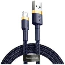 Дата кабель USB 2.0 AM to Lightning 1.0m 2.4A Cafule Blue-Gold Baseus (CALKLF-BV3)