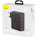 Зарядний пристрій Baseus 2xUSB 100W GaN (2xUSB-C+2xUSB-A) black (CCGAN2P-L01)