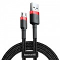 Дата кабель USB 2.0 AM to Micro 5P 1.0m Black-Red Baseus (514488)