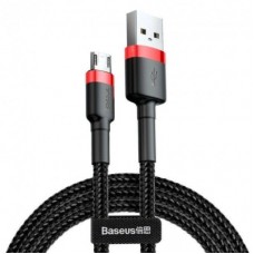 Дата кабель USB 2.0 AM to Micro 5P 1.0m Black-Red Baseus (514488)