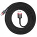 Дата кабель USB 2.0 AM to Micro 5P 1.0m Black-Red Baseus (514488)