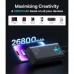 Батарея универсальная Baseus Amblight 26800mAh 65W OE, black (P10022402113-00)