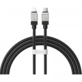 Дата кабель USB-C to Lightning 2.0m CoolPlay Fast Charging 20W black Baseus (CAKW000101)