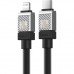 Дата кабель USB-C to Lightning 2.0m CoolPlay Fast Charging 20W black Baseus (CAKW000101)