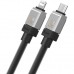 Дата кабель USB-C to Lightning 2.0m CoolPlay Fast Charging 20W black Baseus (CAKW000101)