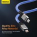 Дата кабель USB-C to USB-C 1.0m CoolPlay Fast Charging 100W blue Baseus (CAKW000203)