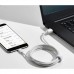 Дата кабель USB 2.0 AM to Micro 5P Simple WisdomKit (2PCS) 1.5m 2.1A white Baseus (TZCAMZJ-02)