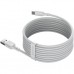 Дата кабель USB 2.0 AM to USB-C Simple WisdomKit (2PCS) 1.5m 5A white Baseus (TZCATZJ-02)