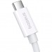 Дата кабель USB-C to USB-C 1.8m Superior USB4 Fast Charging 240W moon white Baseus (P10365200211-05)