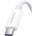 Дата кабель USB-C to USB-C 1.8m Superior USB4 Fast Charging 240W moon white Baseus (P10365200211-05)