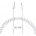 Дата кабель USB 2.0 AM to USB-C 1.0m Superior Fast Charging 60W white Baseus (CAYS000902)