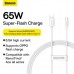 Дата кабель USB 2.0 AM to USB-C 1.0m Superior Fast Charging 60W white Baseus (CAYS000902)