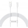 Дата кабель USB 2.0 AM to USB-C 2.0m Superior Fast Charging 60W white Baseus (CAYS001002)