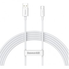Дата кабель USB 2.0 AM to USB-C 2.0m Superior Fast Charging 60W white Baseus (CAYS001002)