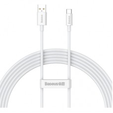 Дата кабель USB 2.0 AM to USB-C 1.0m Superior Fast Charging 100W moon white Baseus (P10320102214-01)