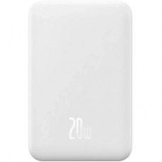 Батарея універсальна Baseus Magnetic Mini Wireless 20000mAh 20W, White (PPCX150002)