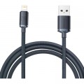 Дата кабель USB 2.0 AM to Lightning 2.0m 2.4A black Baseus (CAJY000101)