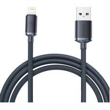 Дата кабель USB 2.0 AM to Lightning 2.0m 2.4A black Baseus (CAJY000101)