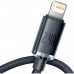 Дата кабель USB 2.0 AM to Lightning 2.0m 2.4A black Baseus (CAJY000101)