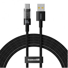Дата кабель USB-C to USB-C 2.0m 100W (20V/5A) black Baseus (P10373000111-01)